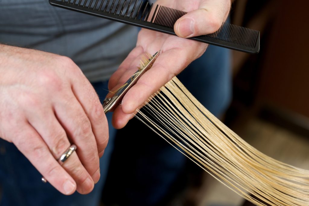 美容室でのカット 長さは揃える程度 について 何 切るの K Beauty